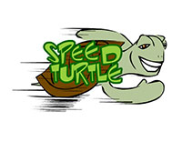 logo speed turtle