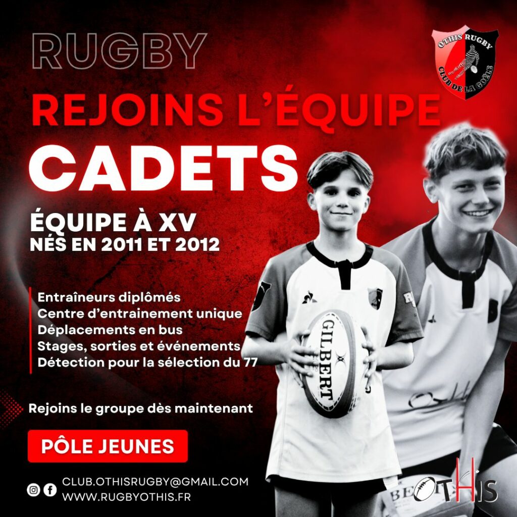 othis rugby inscription cadets