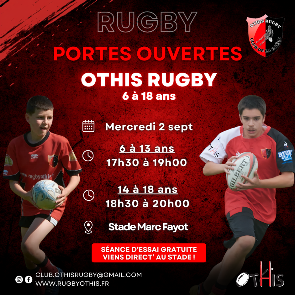 portes ouvertes rugby à Othis en Seine-et-Marne